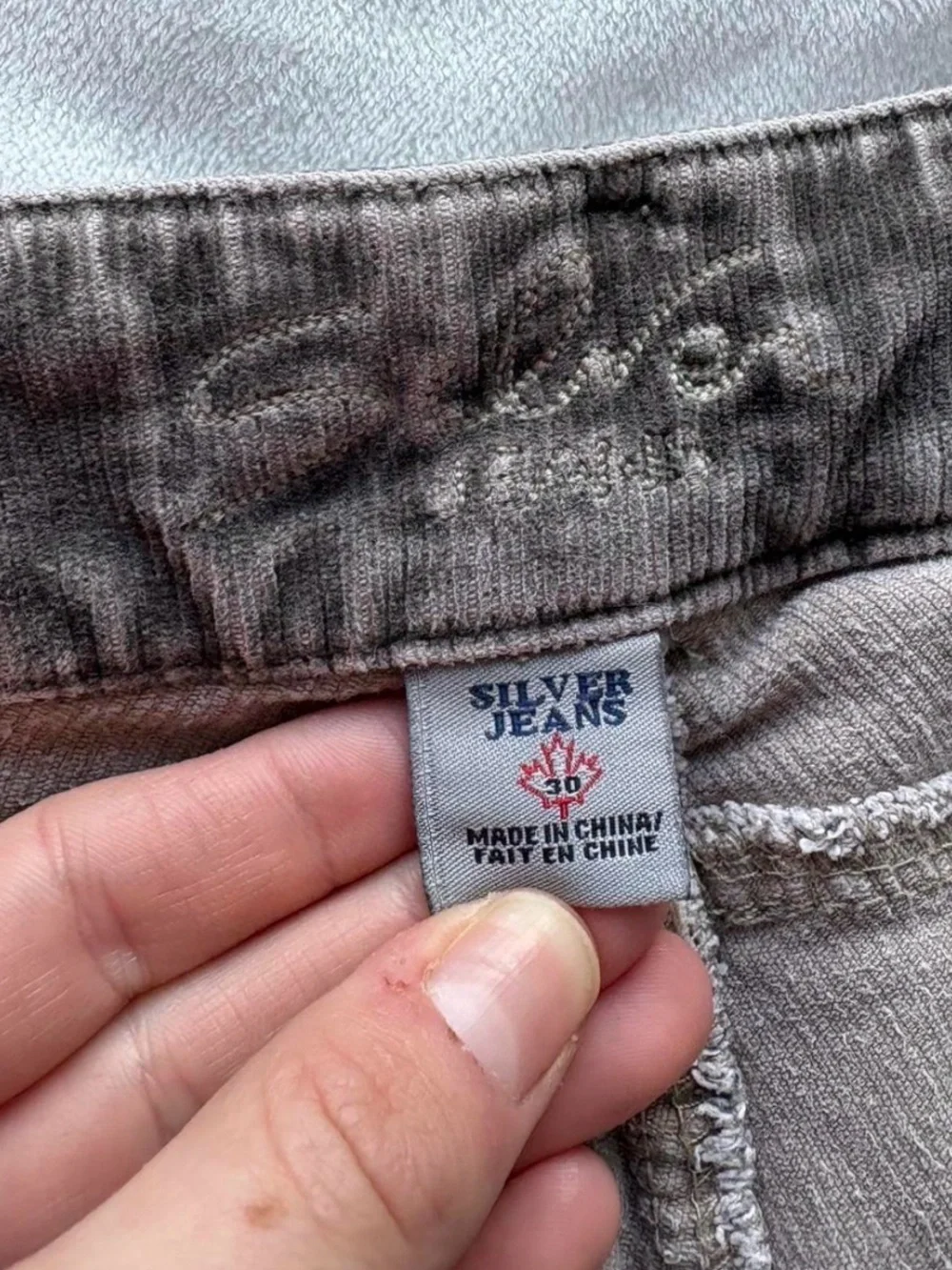Silver Jeans Women's Wide Leg Flare in Charcoal Gray Size 30 inch waist
